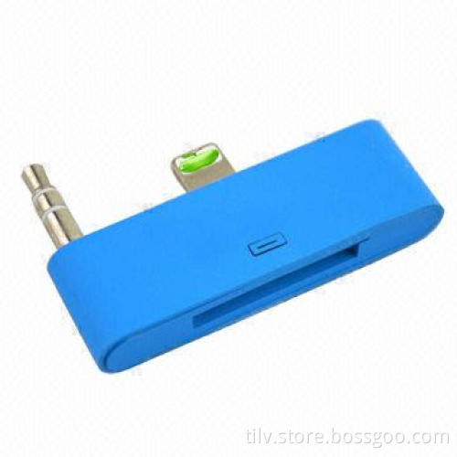 Multiple Colors Mobile Phone FM Audio Adapter for Apple